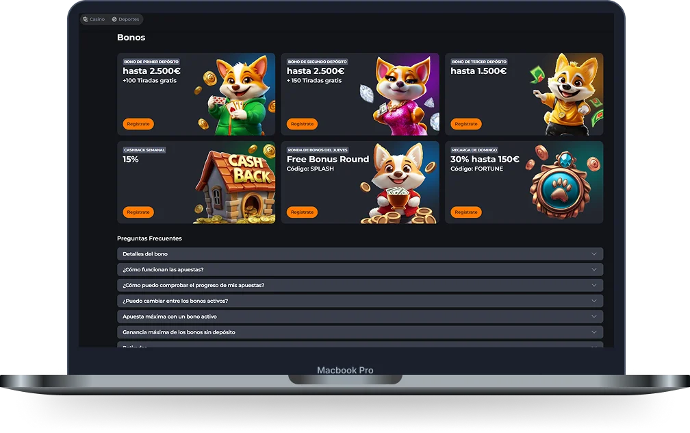 Bonos y promociones de Corgibet Casino Corgibet Casino página de bonos y promociones con ofertas de depósito y cashback